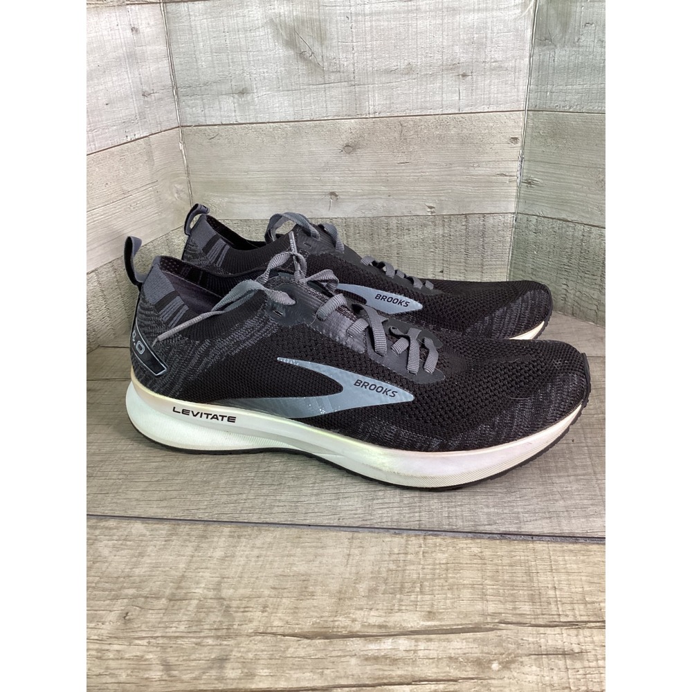 Brooks Levitate 4.0 Womens Running Shoes Black Grey Sneakers 1203351B012 Size 9 - Picture 2 of 8